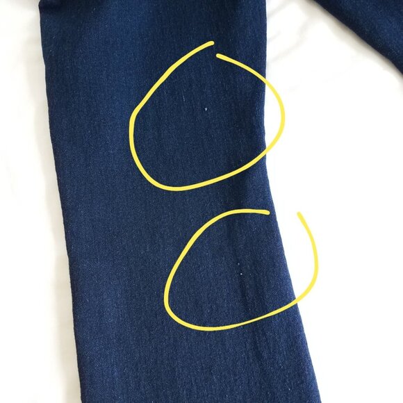 Faith Jeans High Rise Skinny Ankle Jeans SIZE 12 Dark Wash 32x26 Stretch - Picture 8 of 13